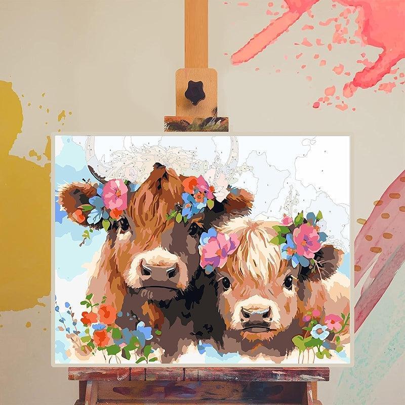 Skull Paint By Numbers For Adults DIY Oil Painting On Canvas