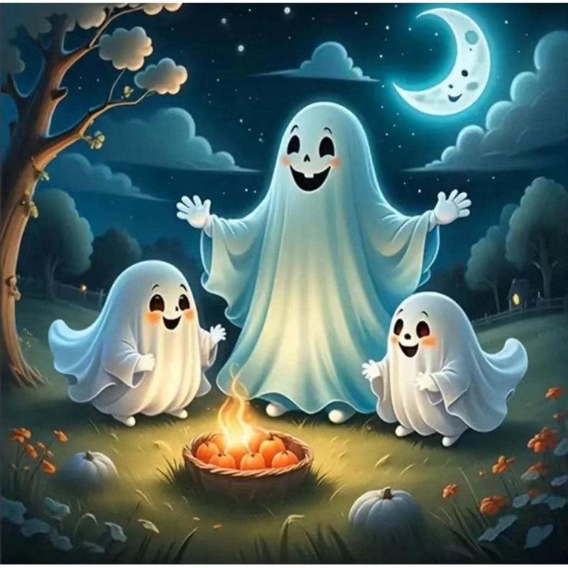 5D Diamond Painting Kit Halloween Skull Eagle Art