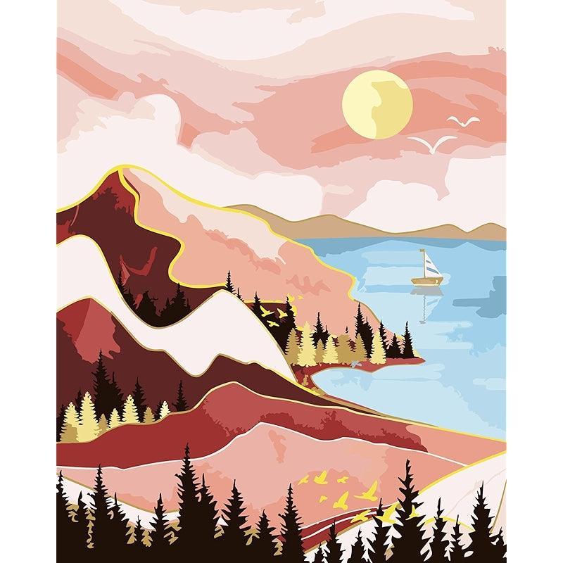 Paint By Numbers Kit Black Cat Canvas Art