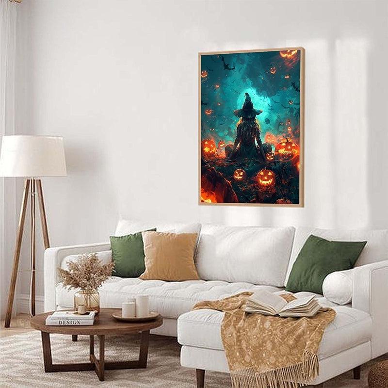 Paint By Numbers Kit Halloween Complete Set