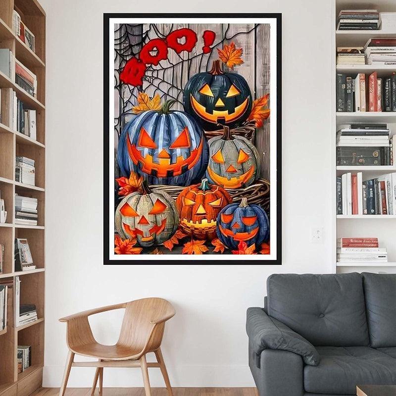 5D Diamond Painting Kit Halloween Skull Eagle Art