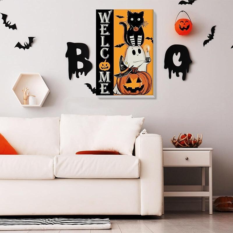 Halloween Paint By Numbers Kit For Adults And Beginners
