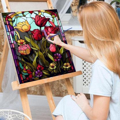Paint By Numbers Kit For Adults And Beginners Acrylic Mushroom