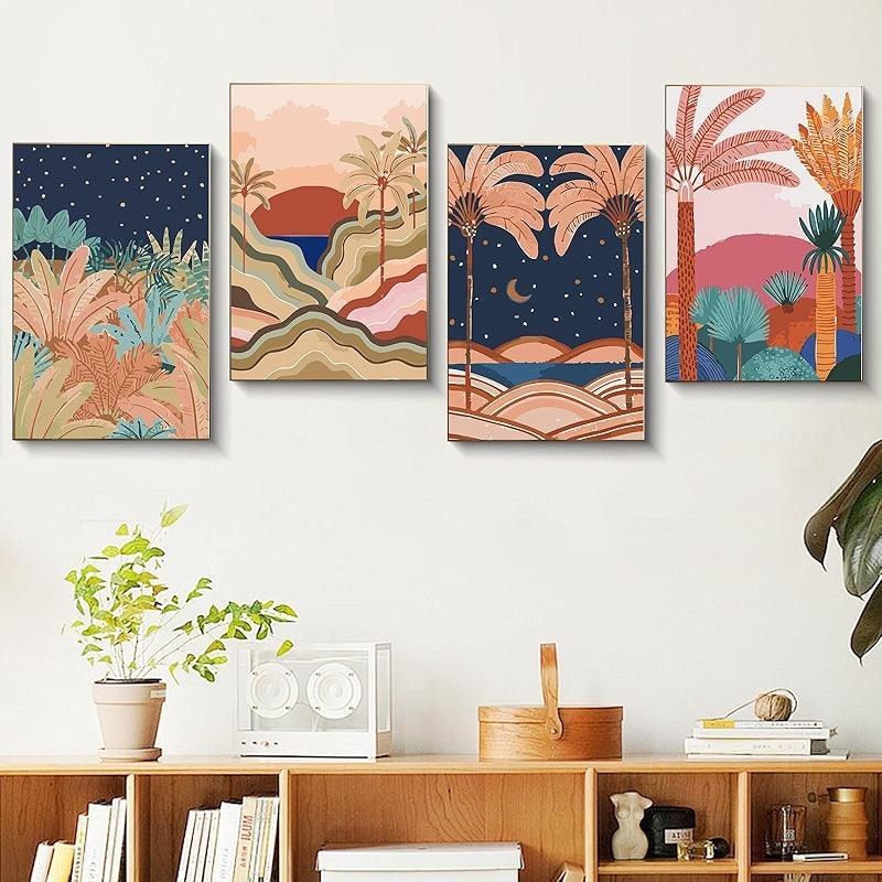 Paint By Numbers Kit For All Ages With Wooden Frame