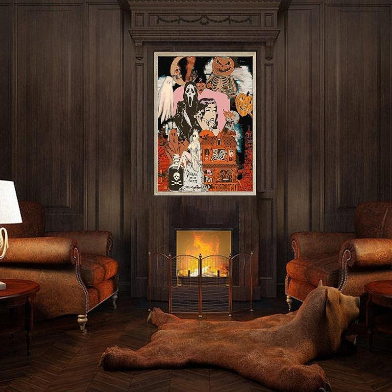 Halloween Paint By Numbers Kit For Home Decor