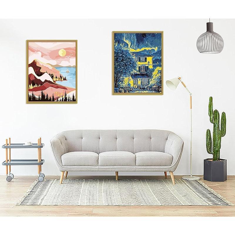 Paint By Numbers Kit Black Cat Canvas Art