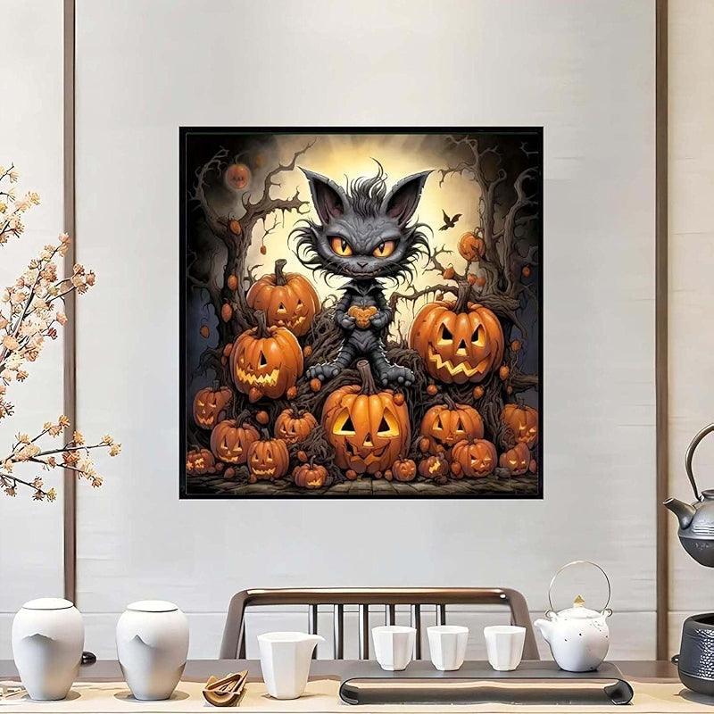 5D Diamond Painting Kit Halloween Skull Eagle Art