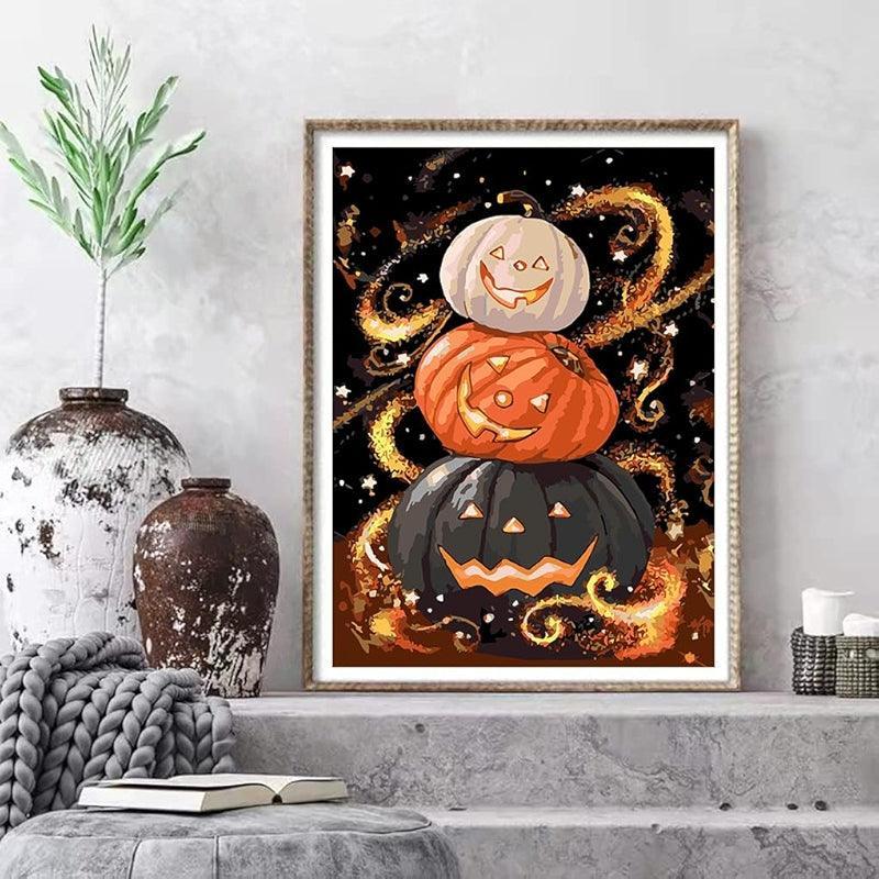 Paint By Number Kit For Adults Halloween Theme