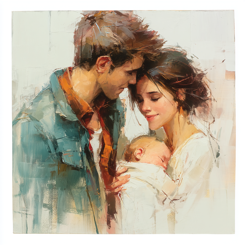 The Gift Of Motherhood Paint By Numbers Art