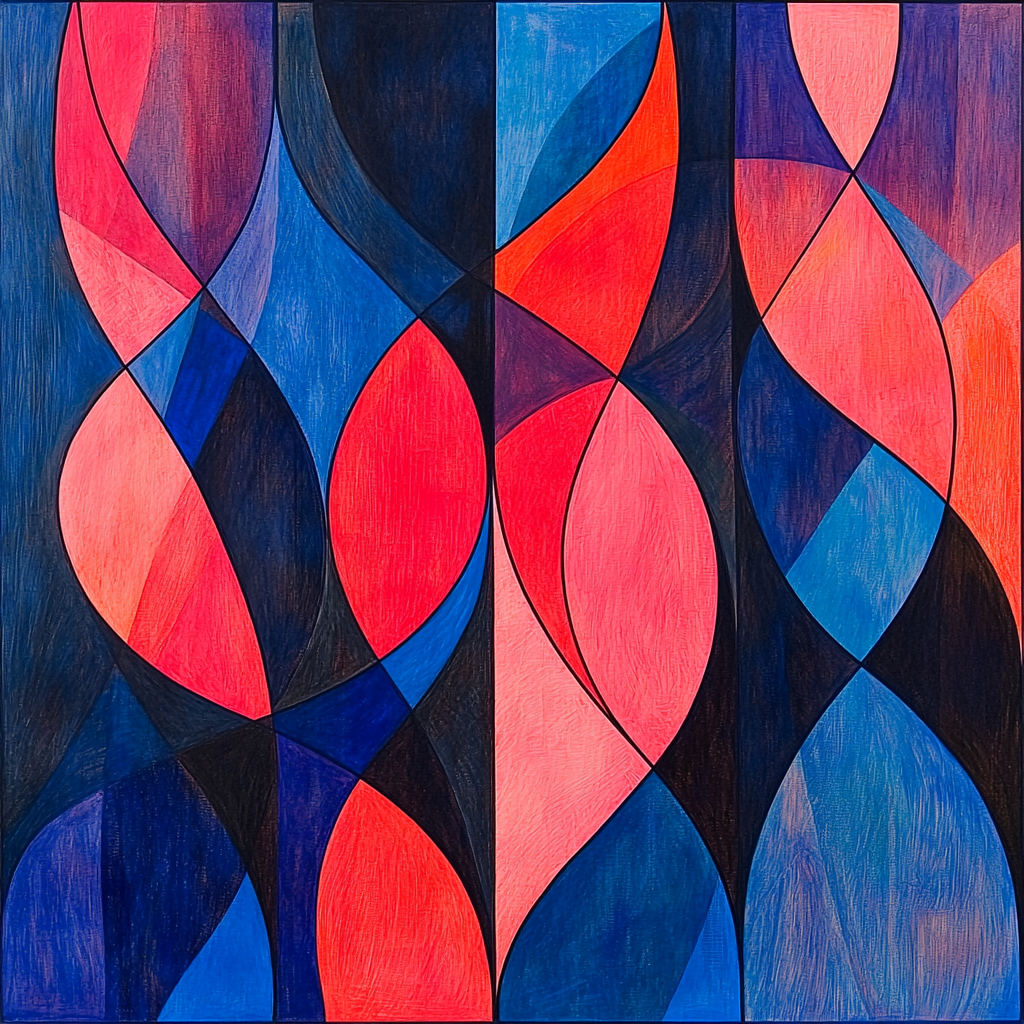 Joan Miró Inspired The Whirl Of Creation Number Painting