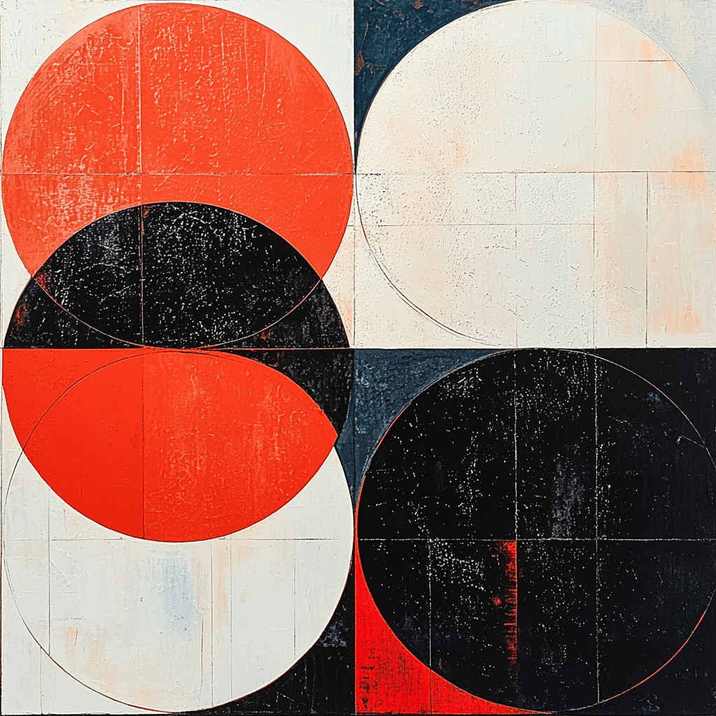 Kazimir Malevich Inspired Harmony In Shapes Painting Number Kit