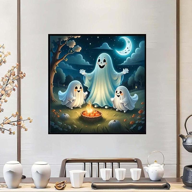 5D Diamond Painting Kit Halloween Skull Eagle Art