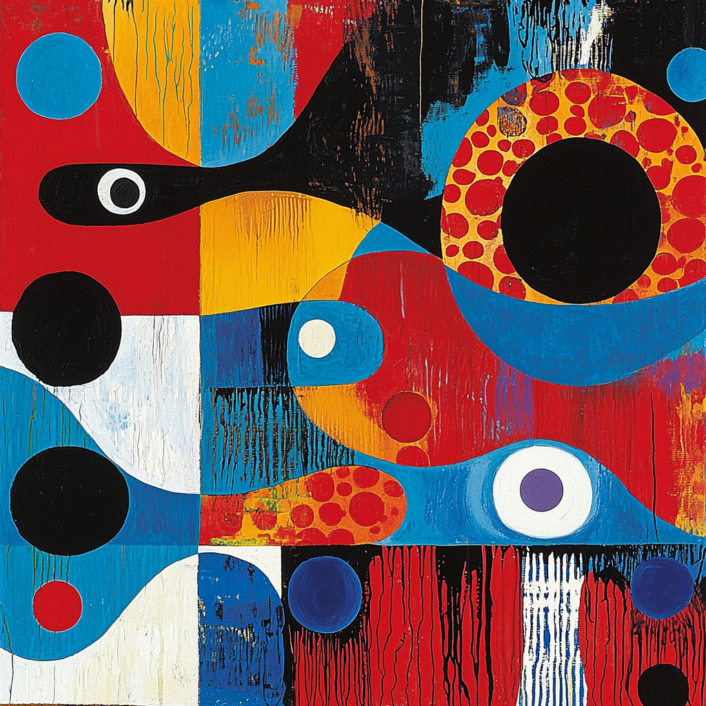 Joan Miró Inspired Visionary Patterns Paint By Numbers Art