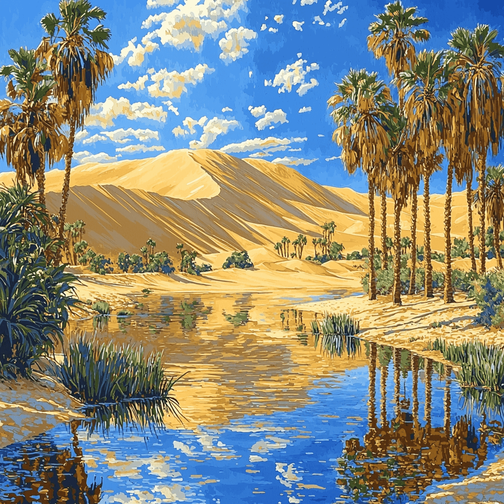 Huacachina Oasis Paint By Number