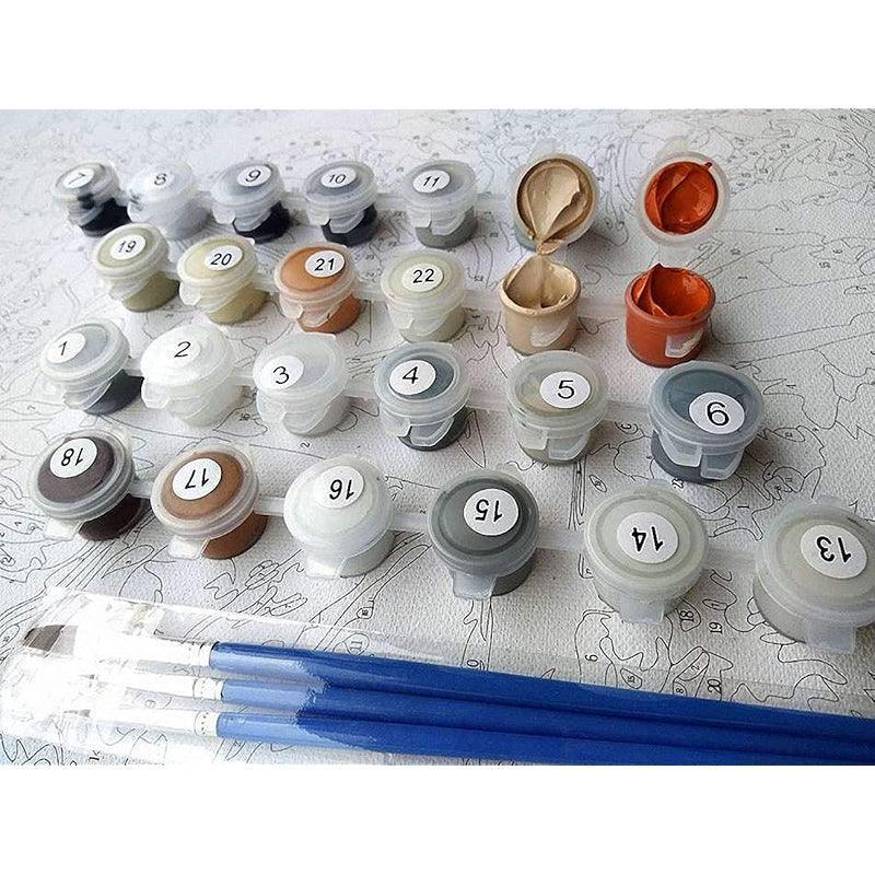 Diy Oil Painting Paint By Number Kit Halloween Ghost