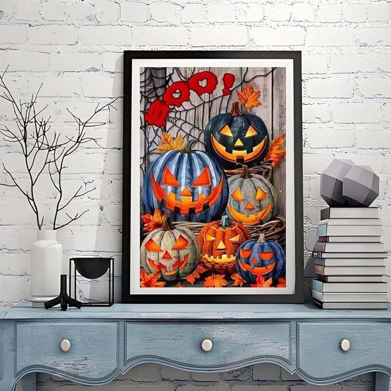 5D Diamond Painting Kit Halloween Skull Eagle Art