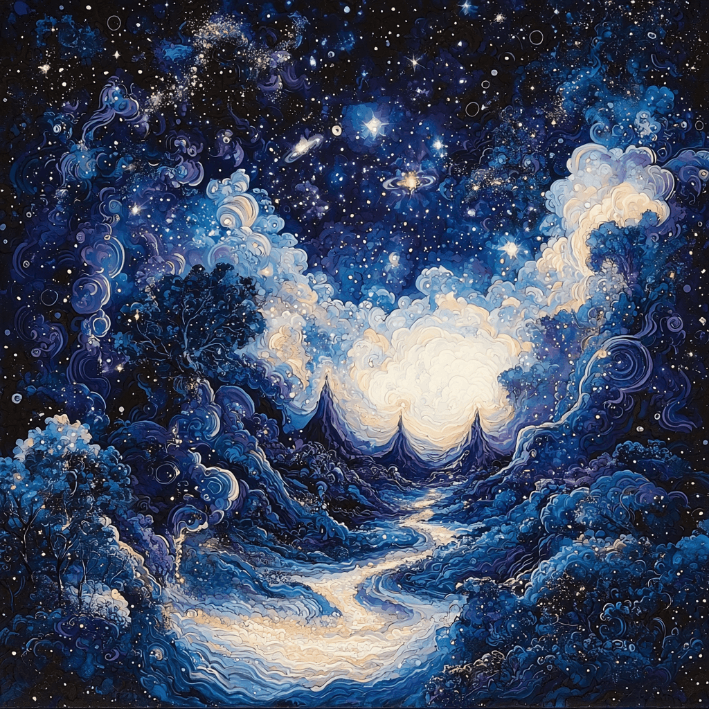 Salvador Dalí Inspired Celestial Dreamscapes Paint By Numbers Kits