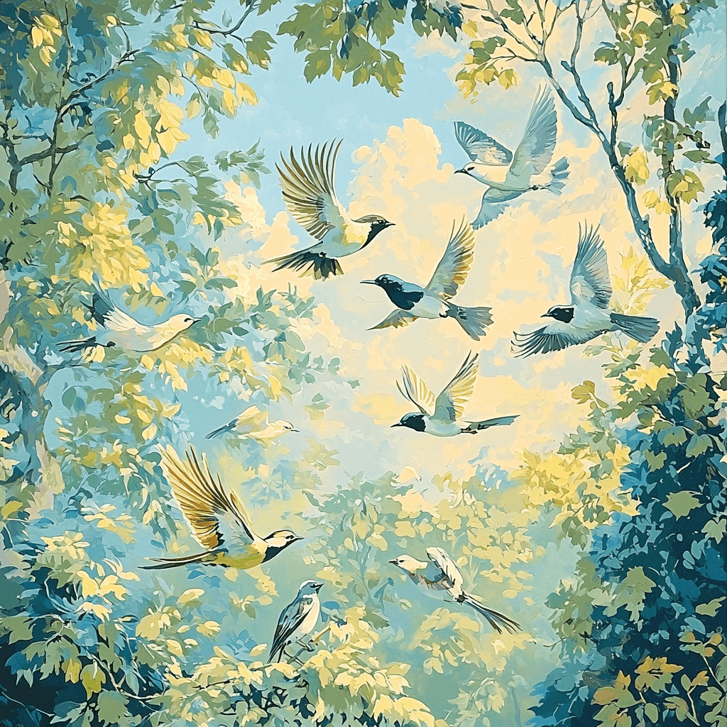 Audubon Inspired Rhythms Of Nature DIY Paint By Numbers