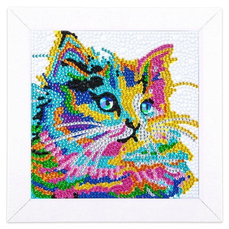 Diamond Art Kit With Wooden Frame For Crafting