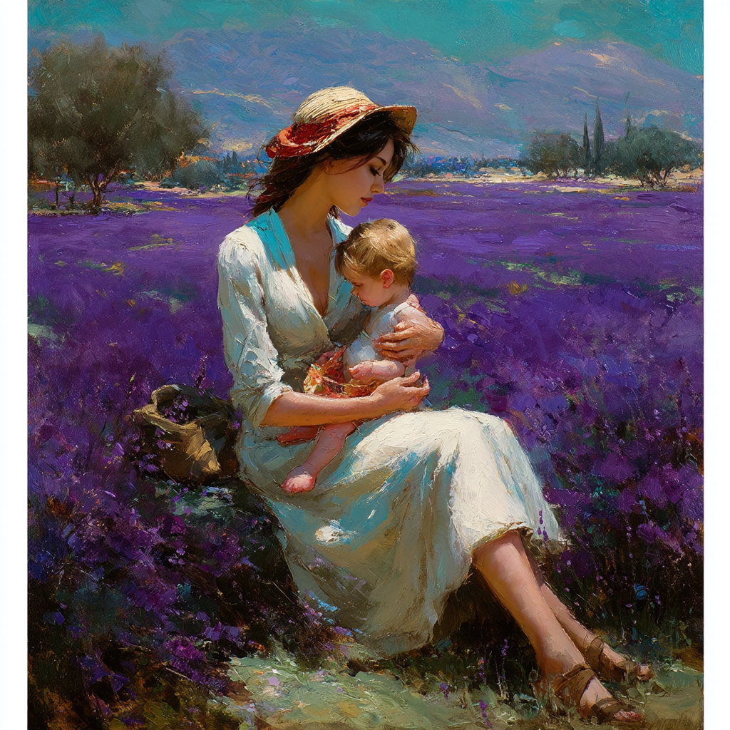 Lullaby In Lavender Paint By Numbers