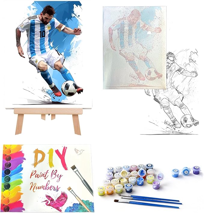 FIFA 2026 World Cup Legendary Athlete DIY Paint By Number Kit
