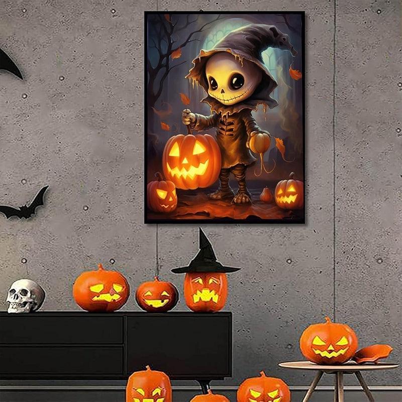 Halloween Diamond Art Kit 5D Gem Painting For Home Decor