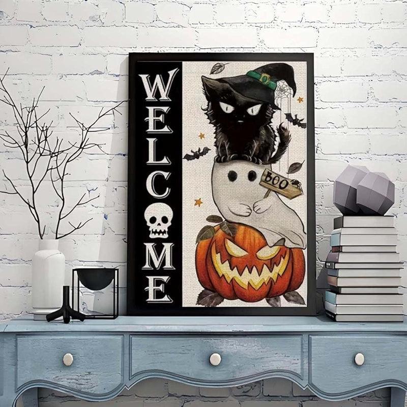 5D Diamond Painting Kit Halloween Skull Eagle Art