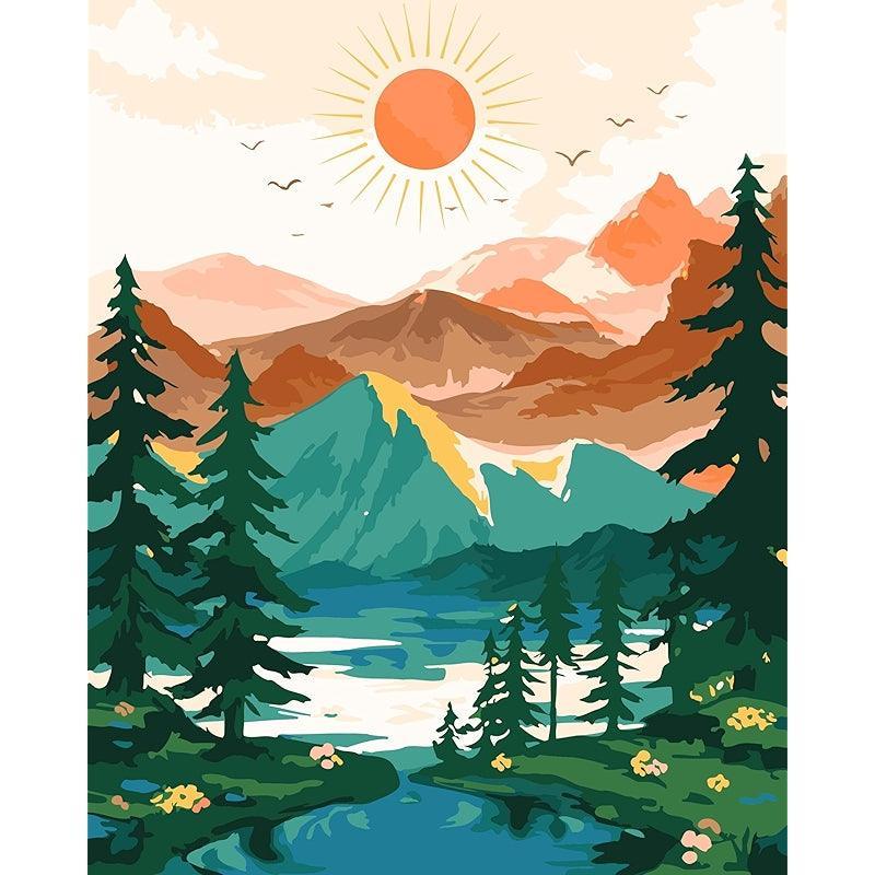 Paint By Numbers Kit Black Cat Canvas Art