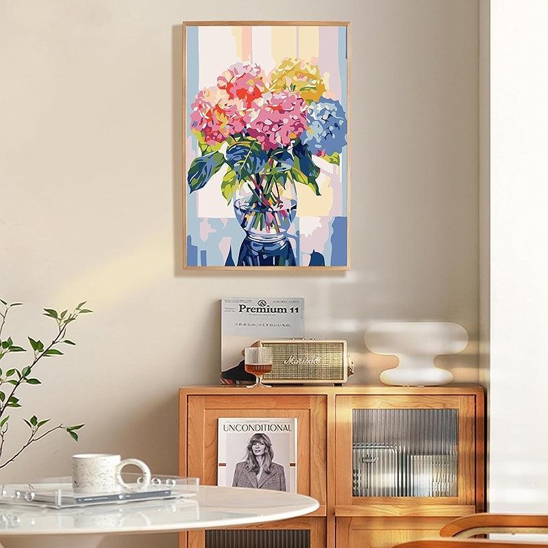 Paint By Numbers Kit For All Ages With Wooden Frame