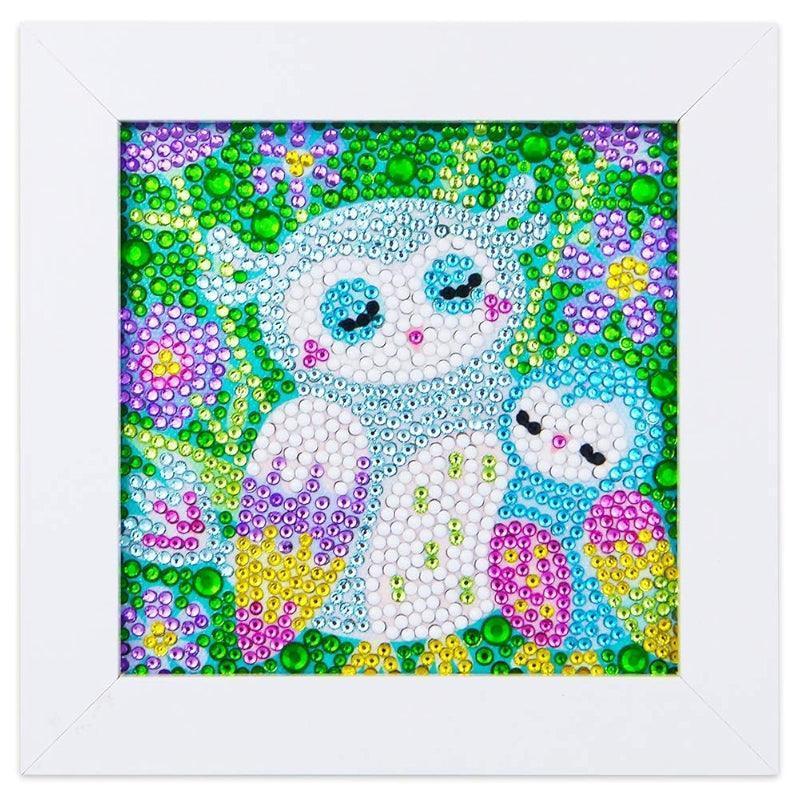 Diamond Art Kit With Wooden Frame For Crafting