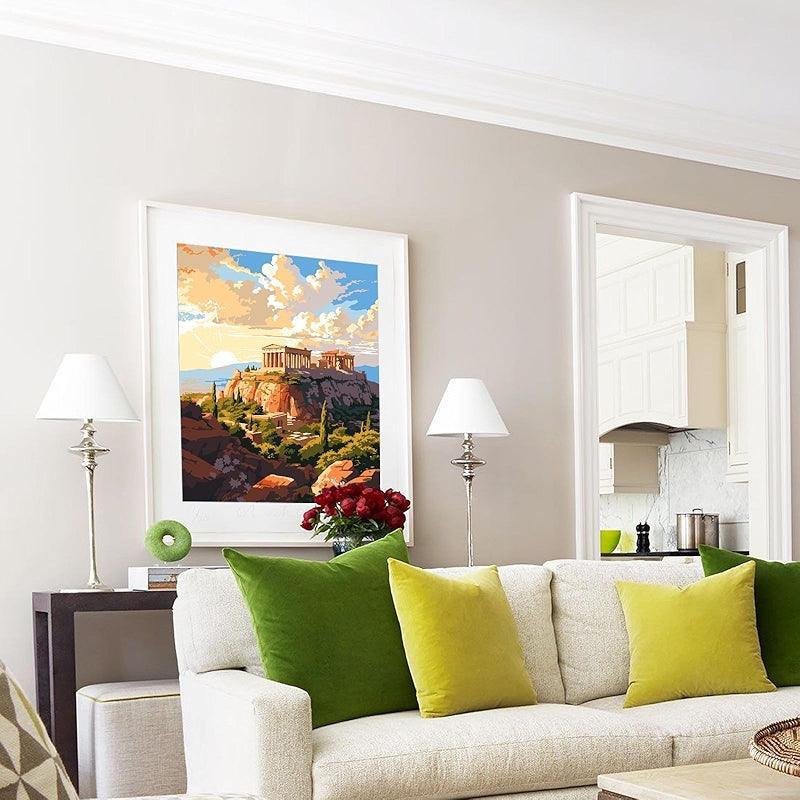 Paint By Numbers Acrylic Kit On Canvas For Art Enthusiasts