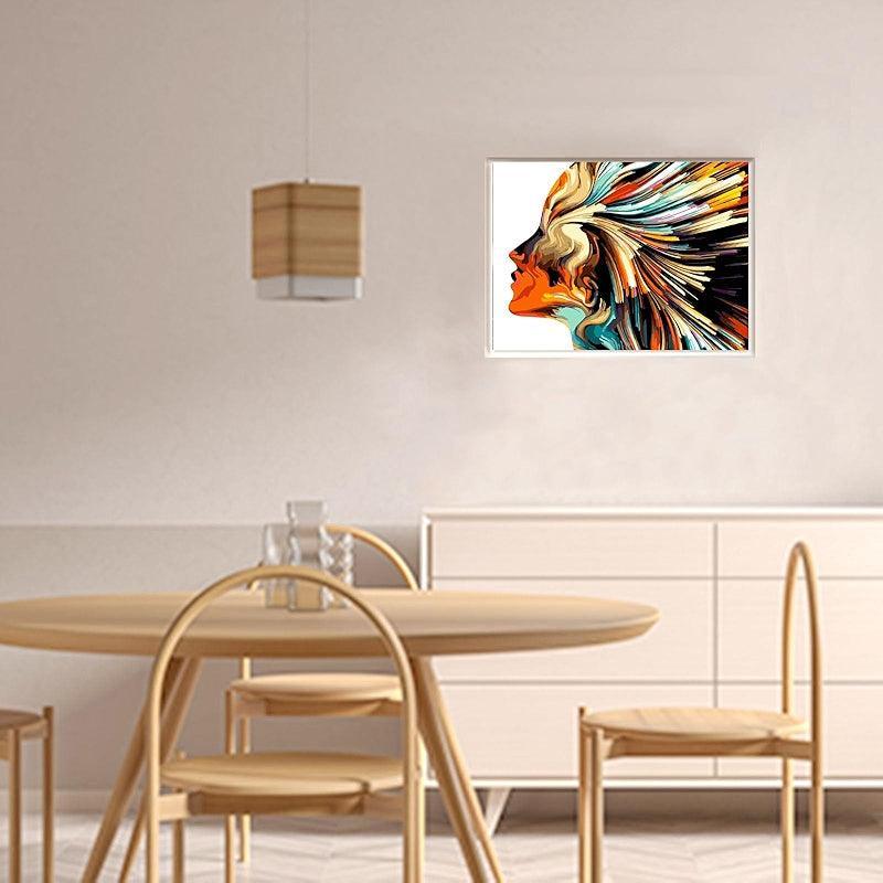 DIY Paint By Numbers Kit Skull Gentleman 16x20 Inch