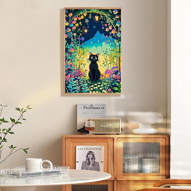 Paint By Numbers Kit For All Ages With Wooden Frame