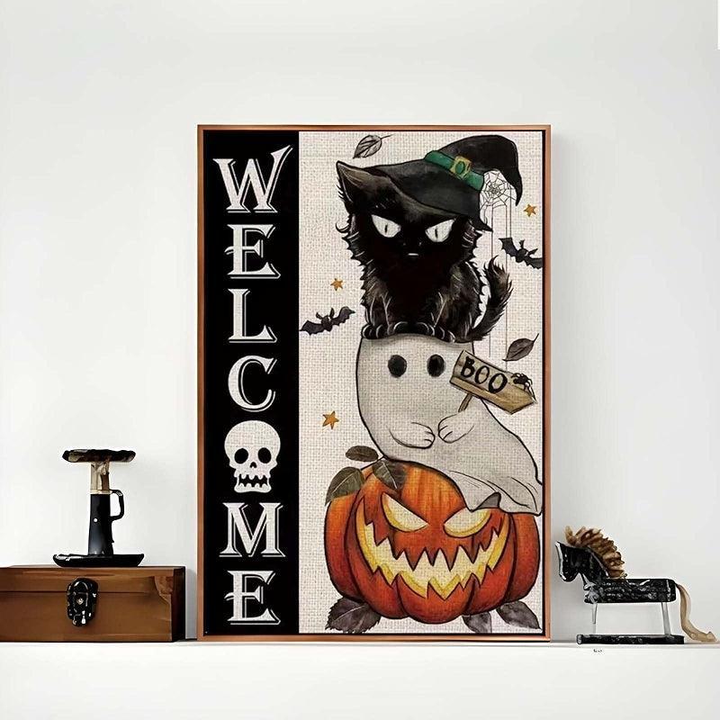 5D Diamond Painting Kit Halloween Skull Eagle Art