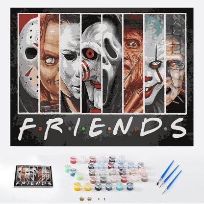 Halloween Paint By Numbers For All Ages DIY Art Kit