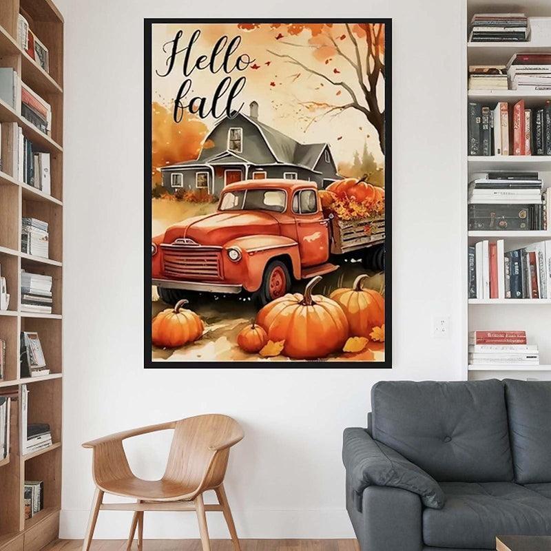 5D Diamond Painting Kit Halloween Skull Eagle Art