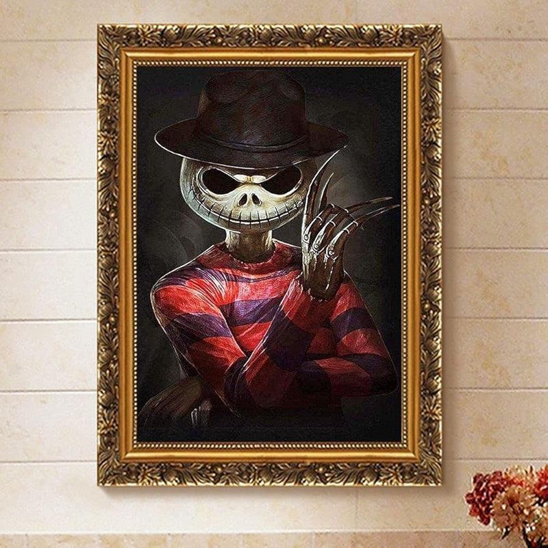 DIY Diamond Painting Jack And Sally Halloween Art Kit