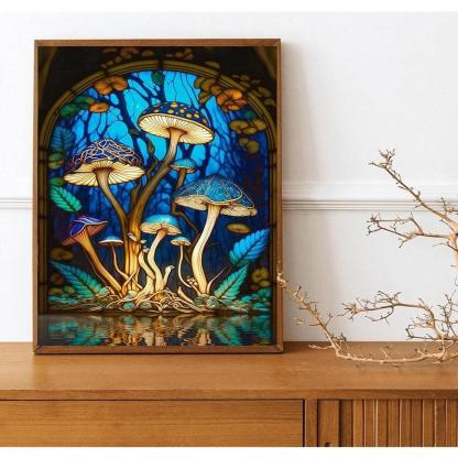 Paint By Numbers Kit For Adults And Beginners Acrylic Mushroom