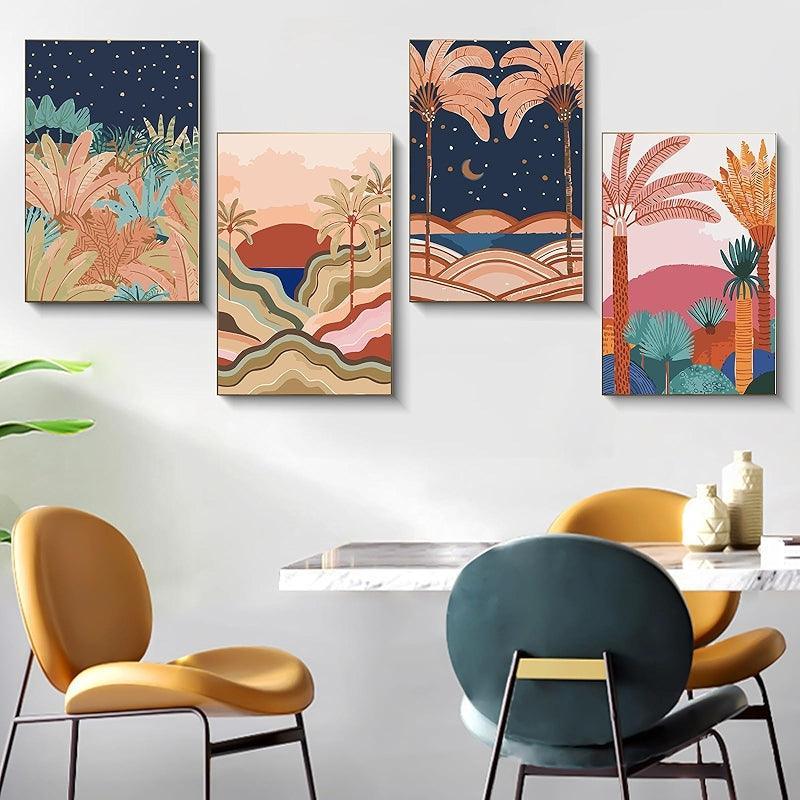 Paint By Numbers Kit For All Ages With Wooden Frame