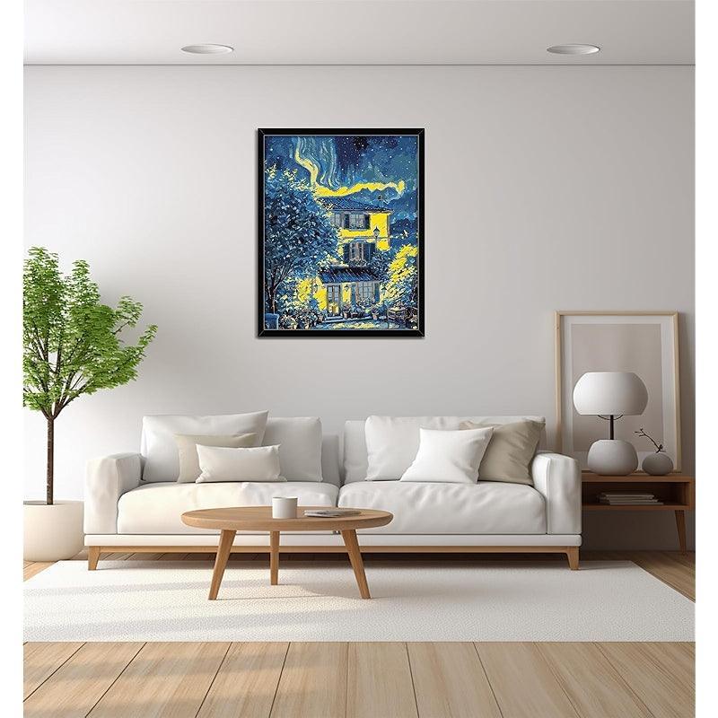 Paint By Numbers Kit Black Cat Canvas Art