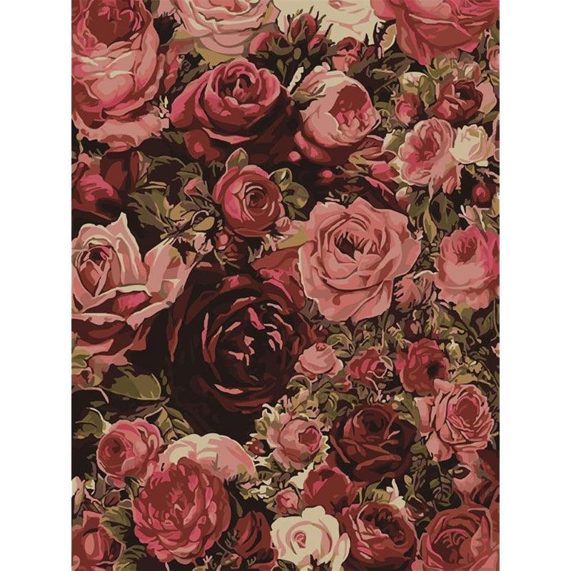 Paint By Number Kit For Adults And Beginners Cat Flowers