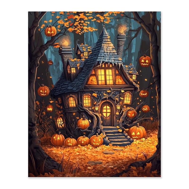 Halloween Paint By Numbers Kit For Art Lovers
