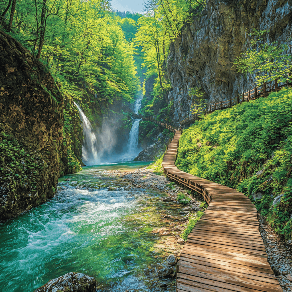 Vintgar Gorge - Slovenia Paint By Numbers Kits