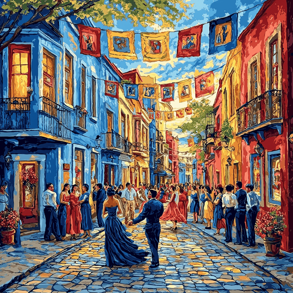 Caminito Street - Buenos Aires Paint By Number