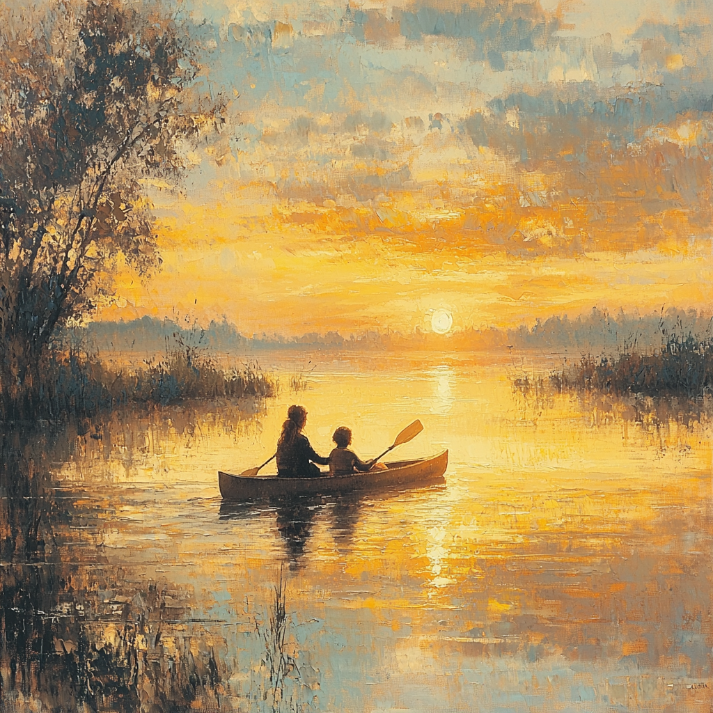 Reflective Waters, Radiant Bonds Painting Number Kit