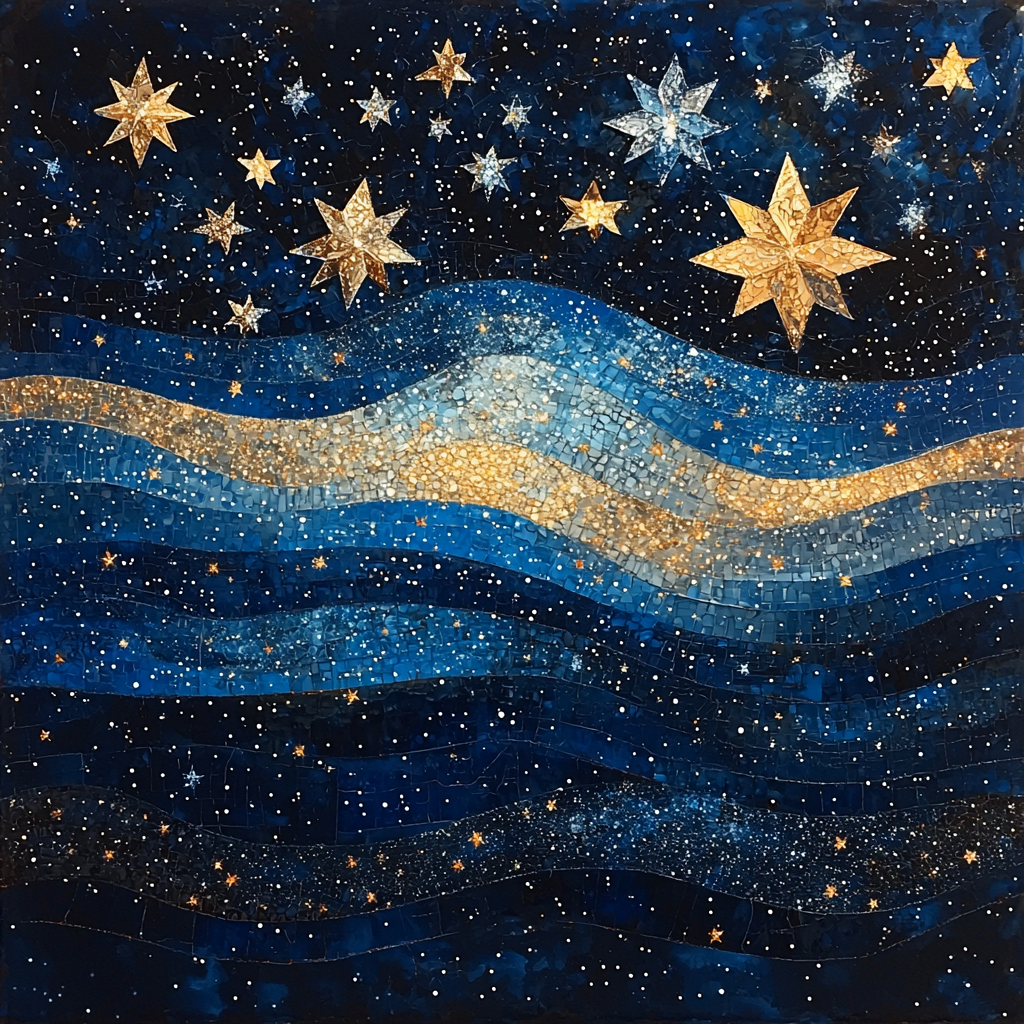 Michelangelo Inspired Veil Of Stars Paint By Number