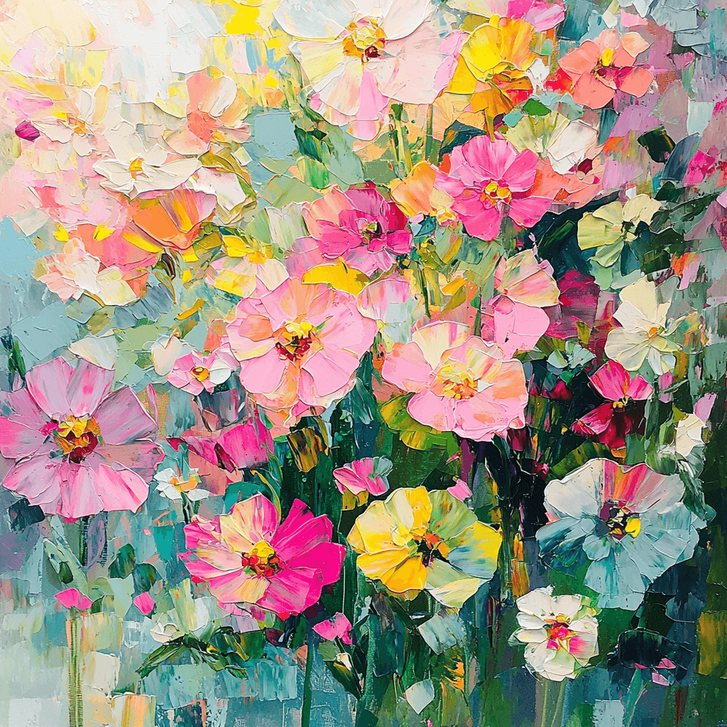 Paul Cézanne Inspired Whimsical Garden Abstractions Painting By Numbers Kit