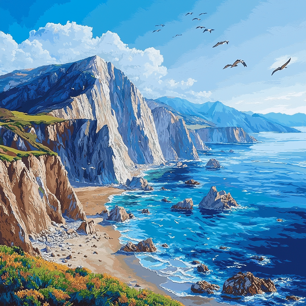 Bay Of Fundy - Nova Scotia Numbered Painting Kits