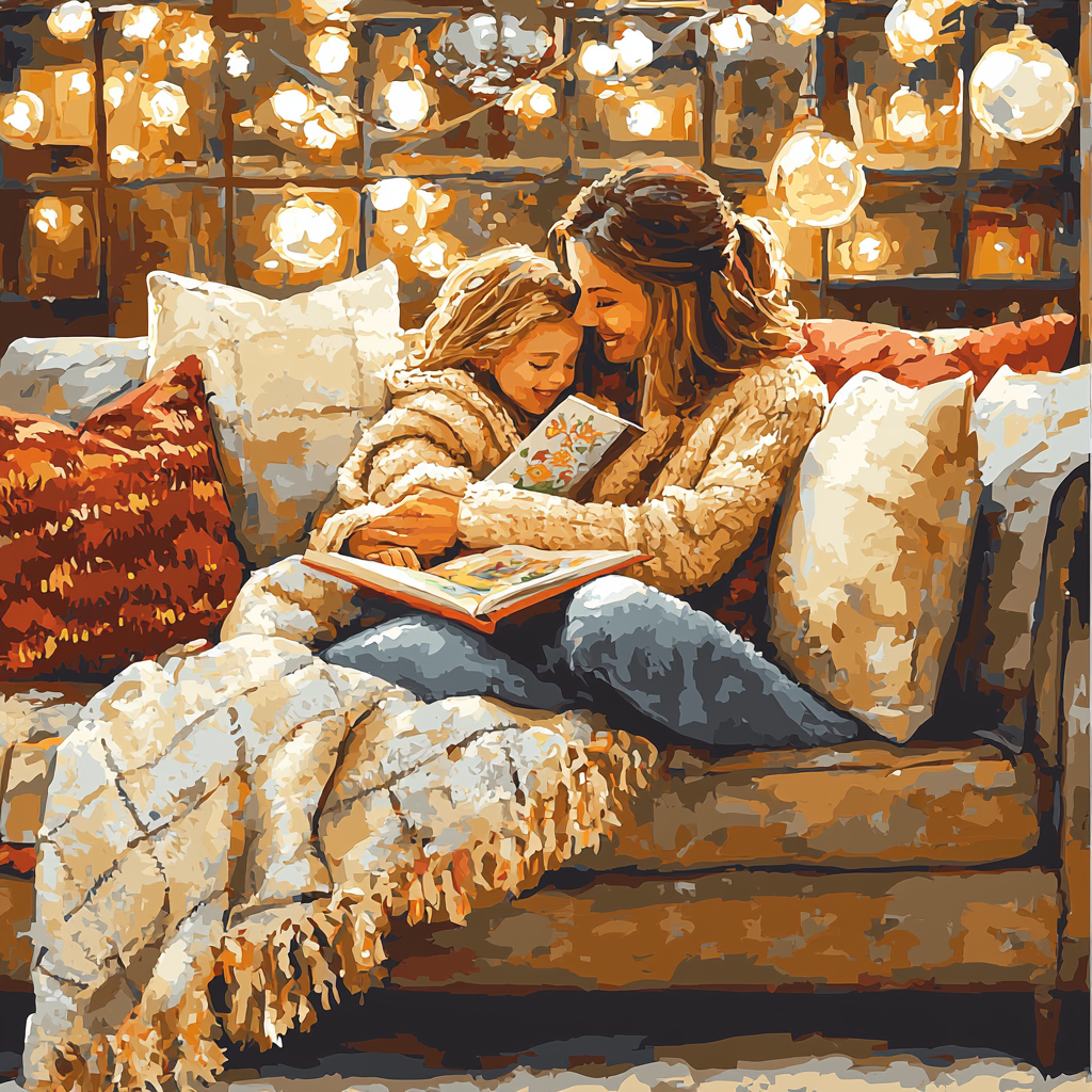 Soothing Cuddles Painting Number Kit