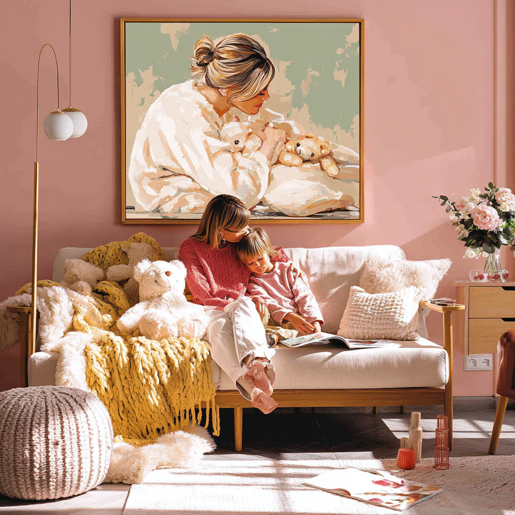 Cuddle And Play Number Painting